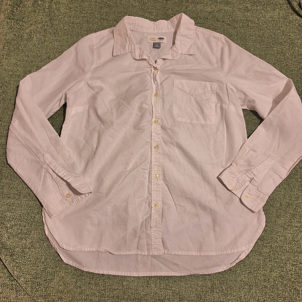 Old Navy White Button Down Shirt for Women